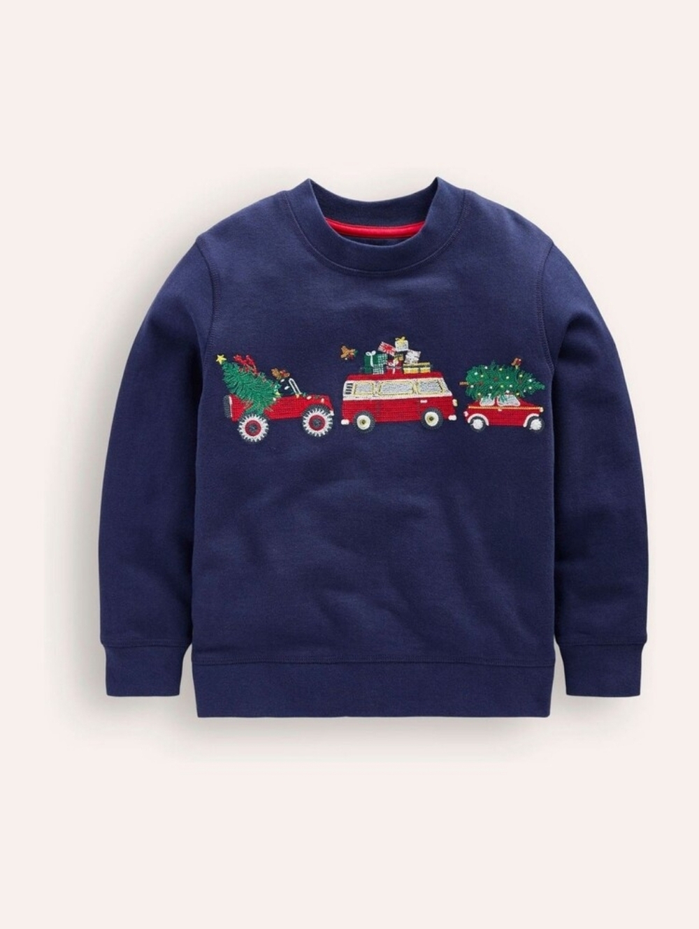 Navy Blue Christmas Holiday Train Sweatshirt
